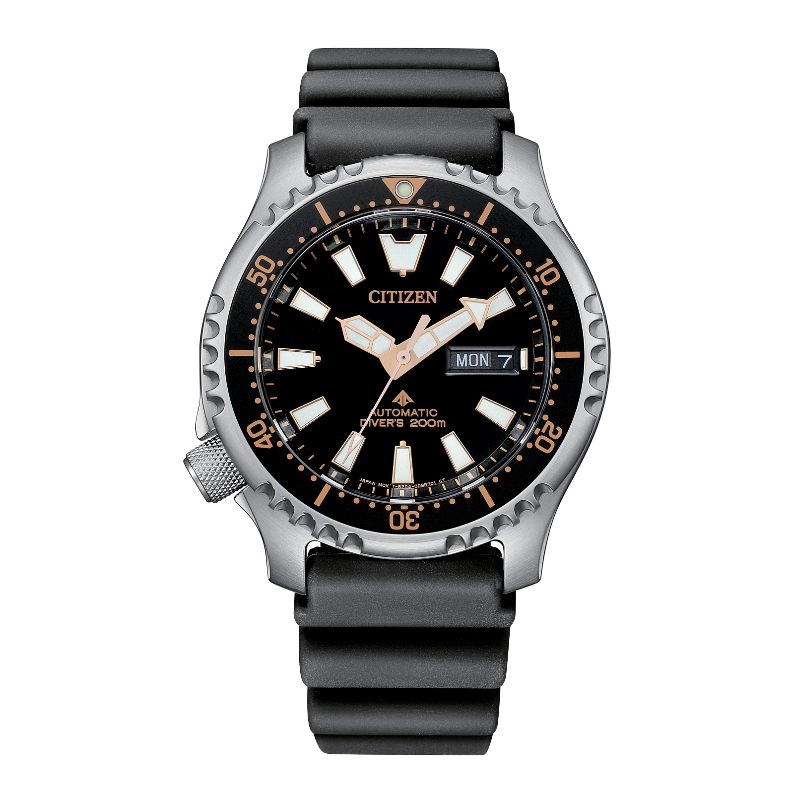Reloj Citizen Promaster Dive Automatico edición Fugu con WR200 Dial negro, cristal de zafiro NY0160-66E | Elegancia relojería